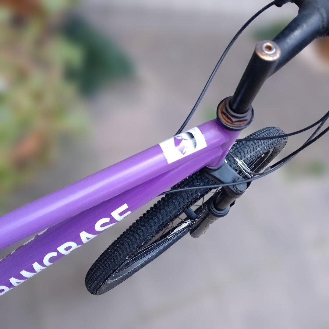 お値下げしました。BAMCBASE マウンテンバイク パープル 26インチ