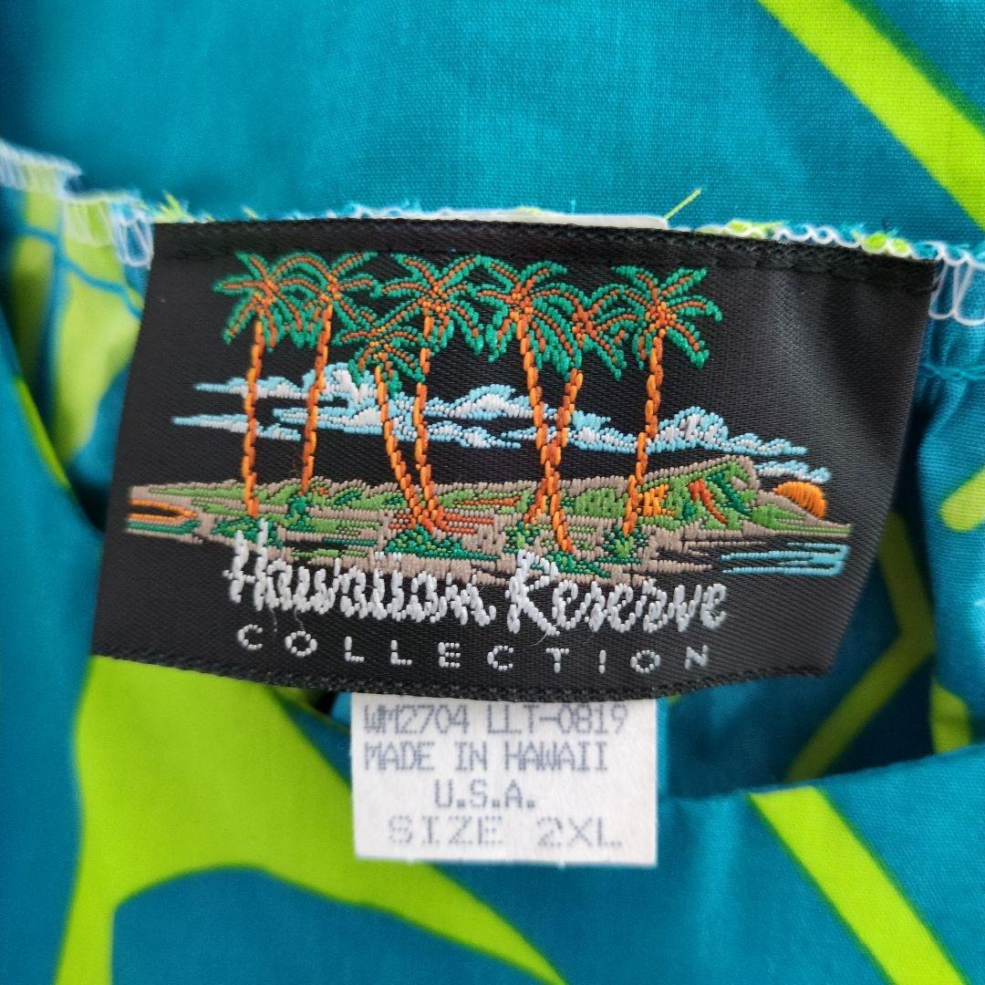 Hawaiianムームーワンピースドレス　2XL