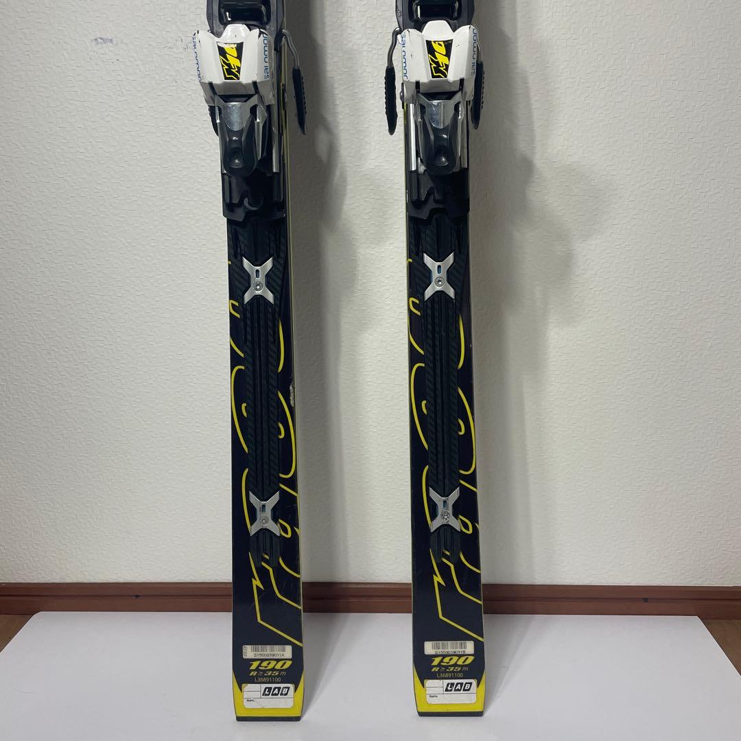 Salomon X-RACE GS LAB 190cmスキー板 ビンディング付き