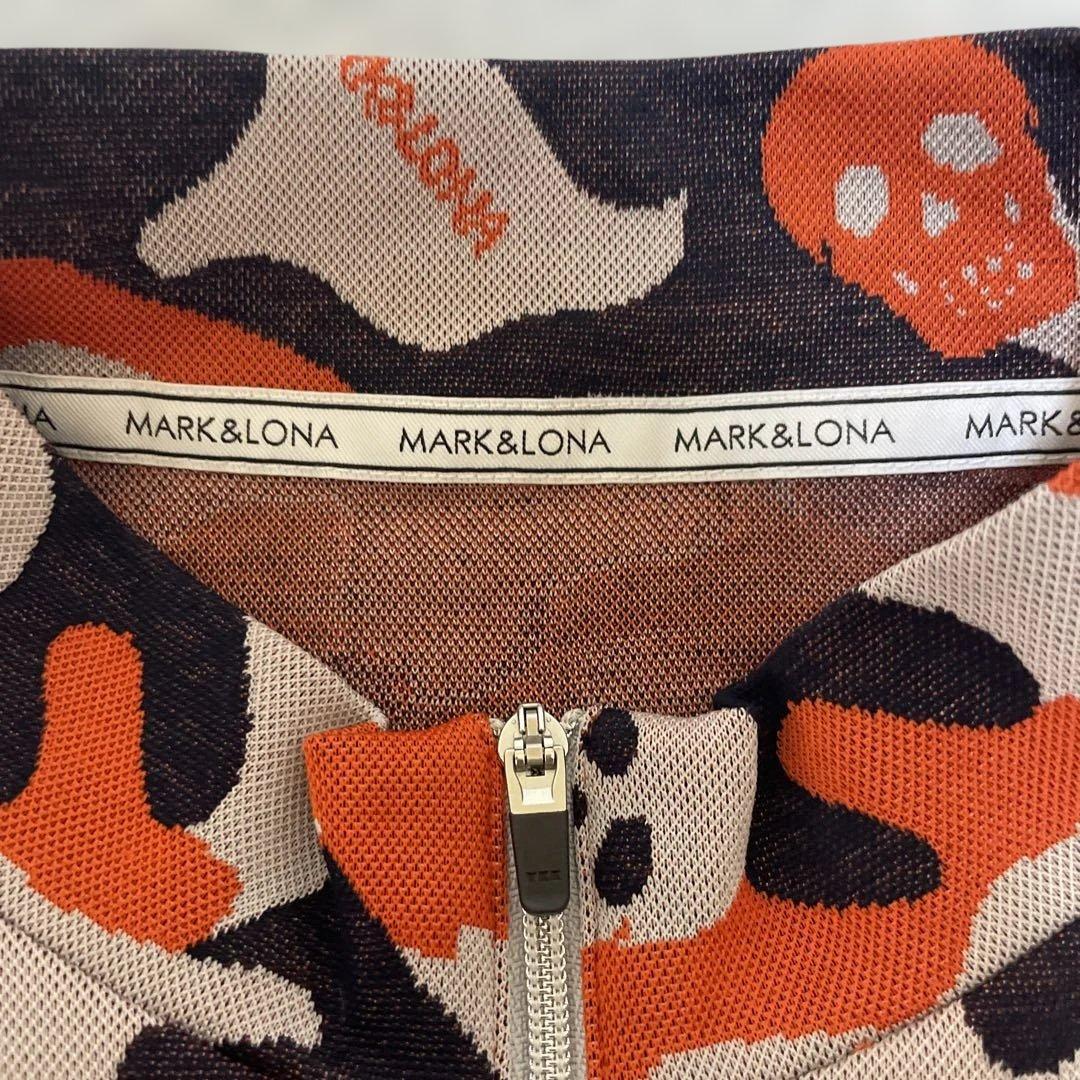 美品 MARK&LONA マークアンドロナ カモフラージュ柄 ハーフジップシャツ