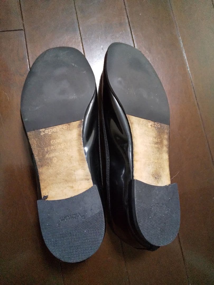 Repetto 黒 バレエシューズ 37