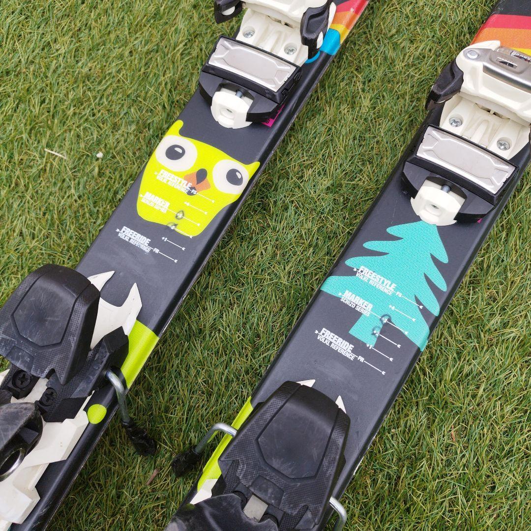 Völkl Gemスキー板 158cm MARKERビンディング　ポール付き