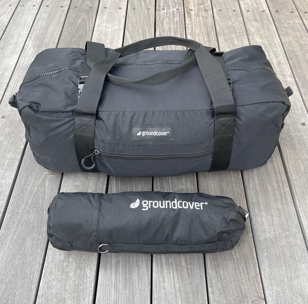 groundcover ACORN HOUSE 3.45 タープ セットブラック