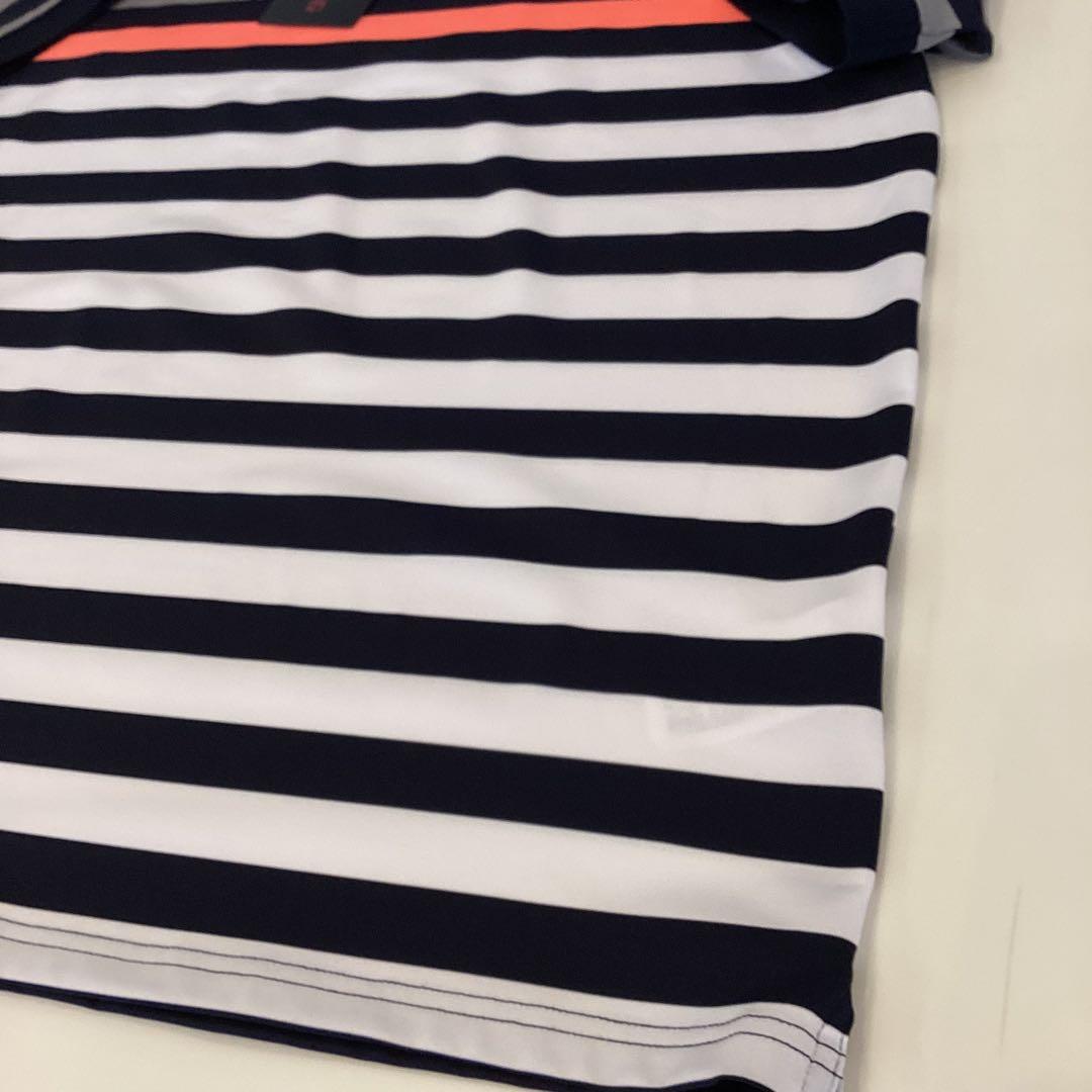新品　BRIEFING MARINE STRIPE HIGHNECK RF