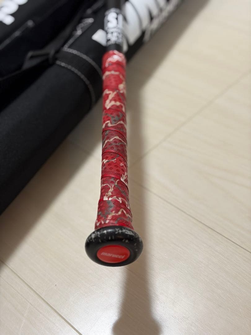 Marucci JA SPEED軟式少年用バット黒赤少年用赤ワニ82cm610g