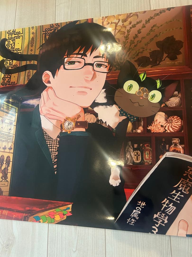 【非売品レア】青の祓魔師 ロングポスター ジャンプSQ.当選品 奥村燐・奥村雪男