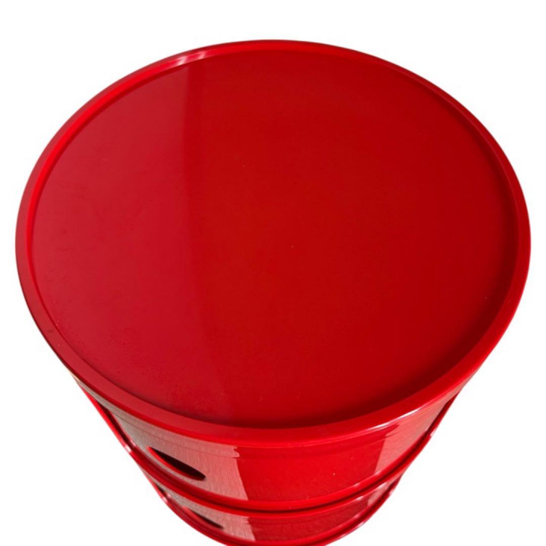 Kartell カルテル社 コンポニビリ レッド　ラウンドチェスト イタリア製