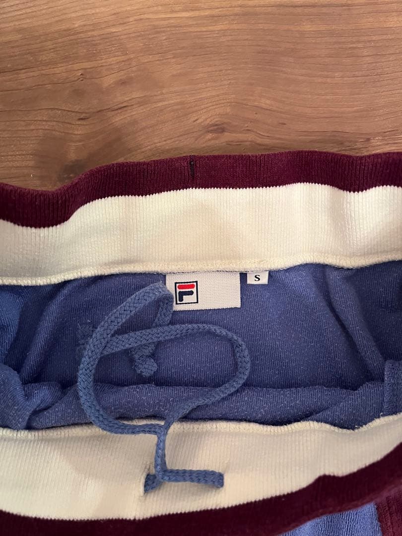 FILA ベロアジャケット&ベロアスコート テニスウェア2点セット