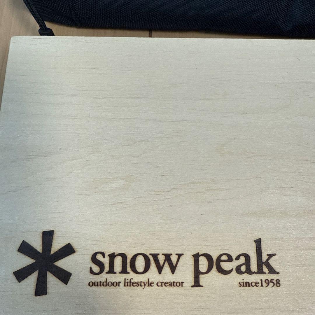 美品スノーピーク peak まな板セットL メッシュケース収納付き未使用