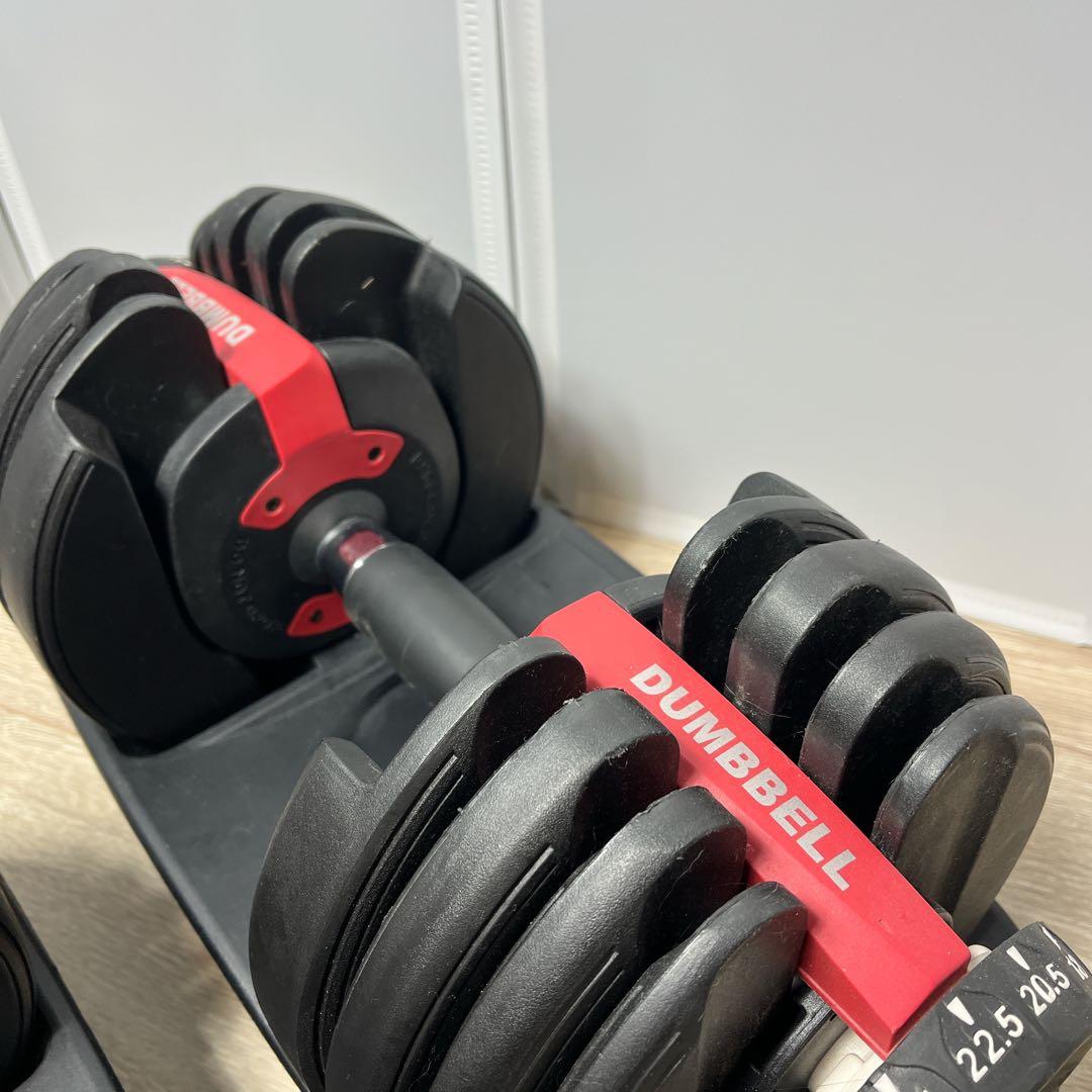 DUMMBELL 可変式ダンベル 24kg アジャスタブルダンベル