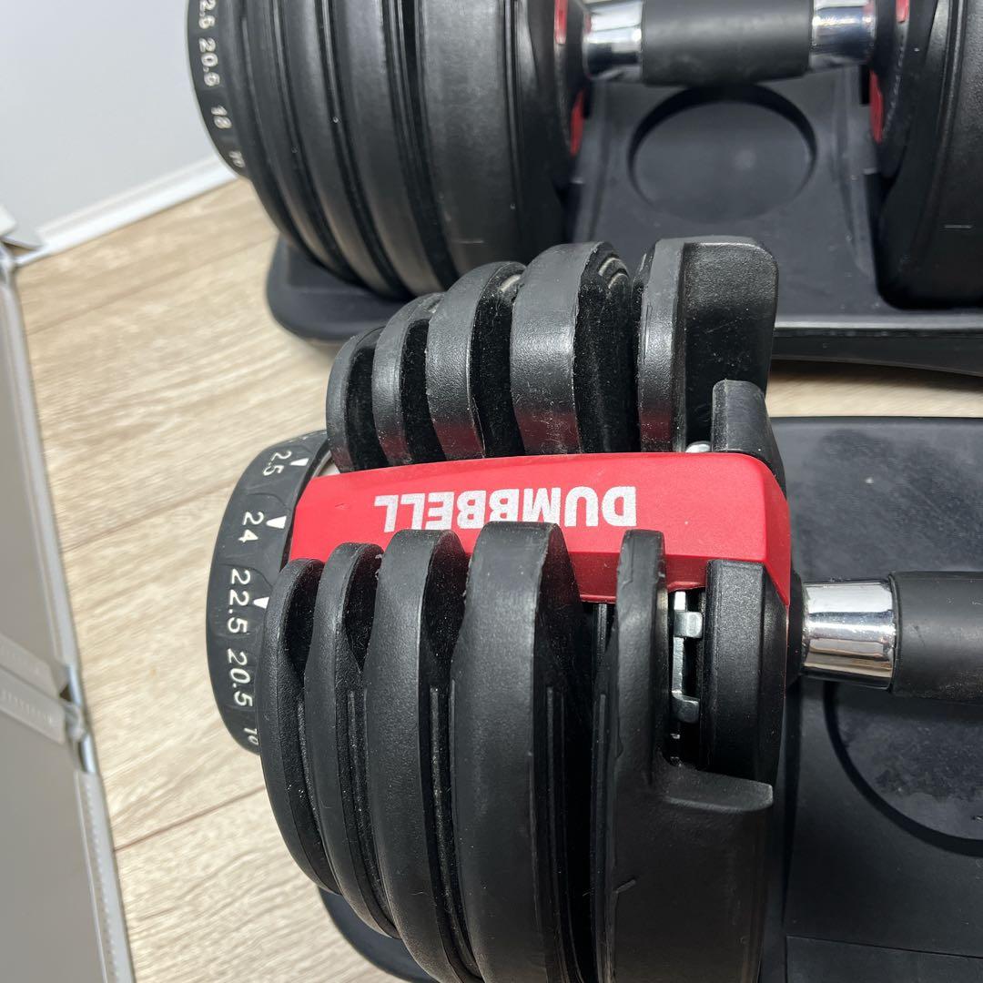 DUMMBELL 可変式ダンベル 24kg アジャスタブルダンベル