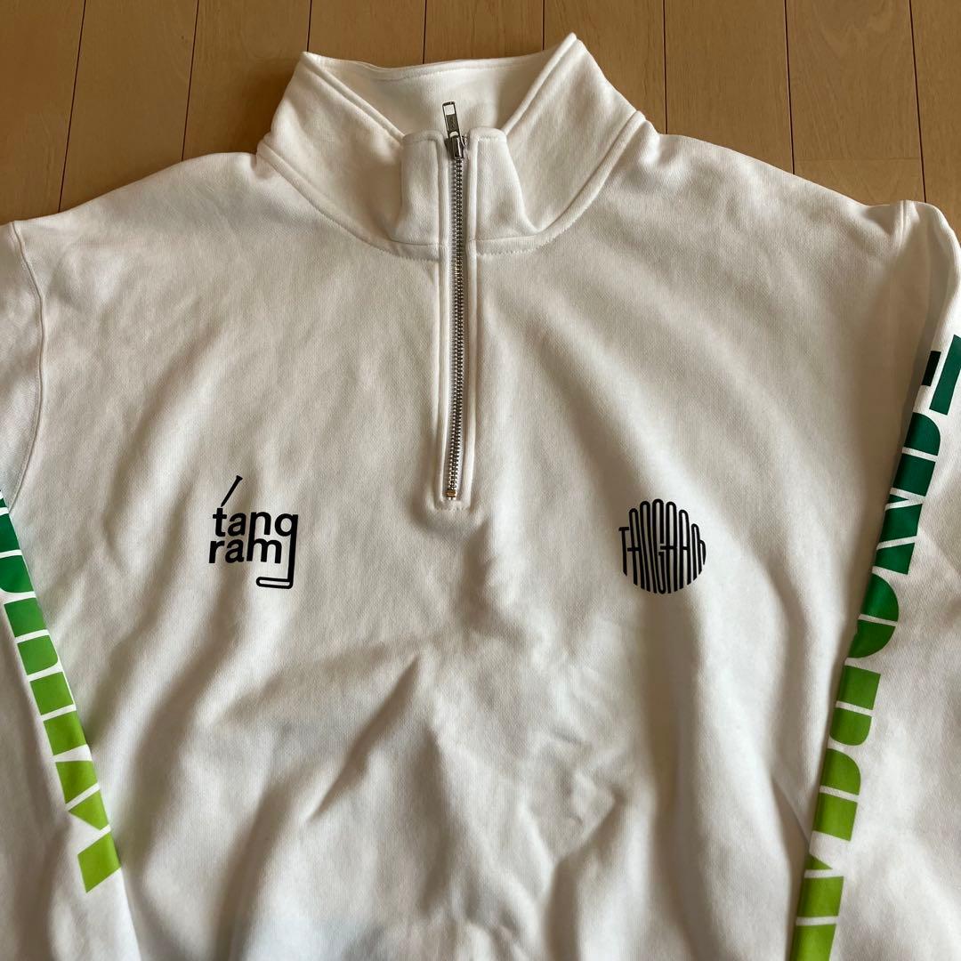 メンズウェア TANGRAM / GRADATION LOGO HALF ZIP SWEAT