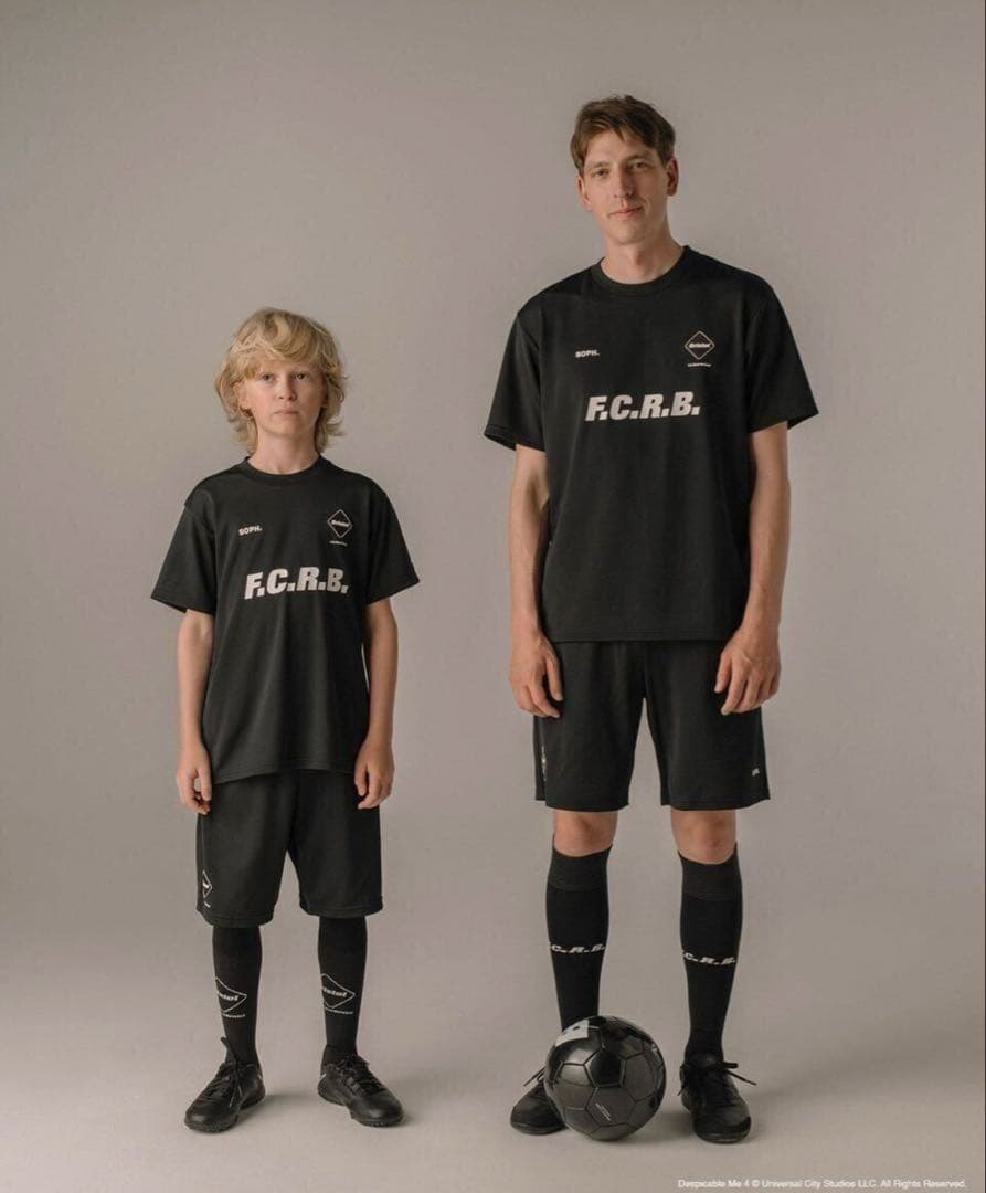 黒 FC Real Bristol ミニオンズ PRACTICE SHORTS
