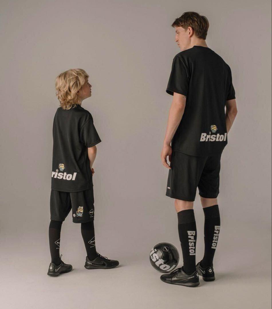 黒 FC Real Bristol ミニオンズ PRACTICE SHORTS