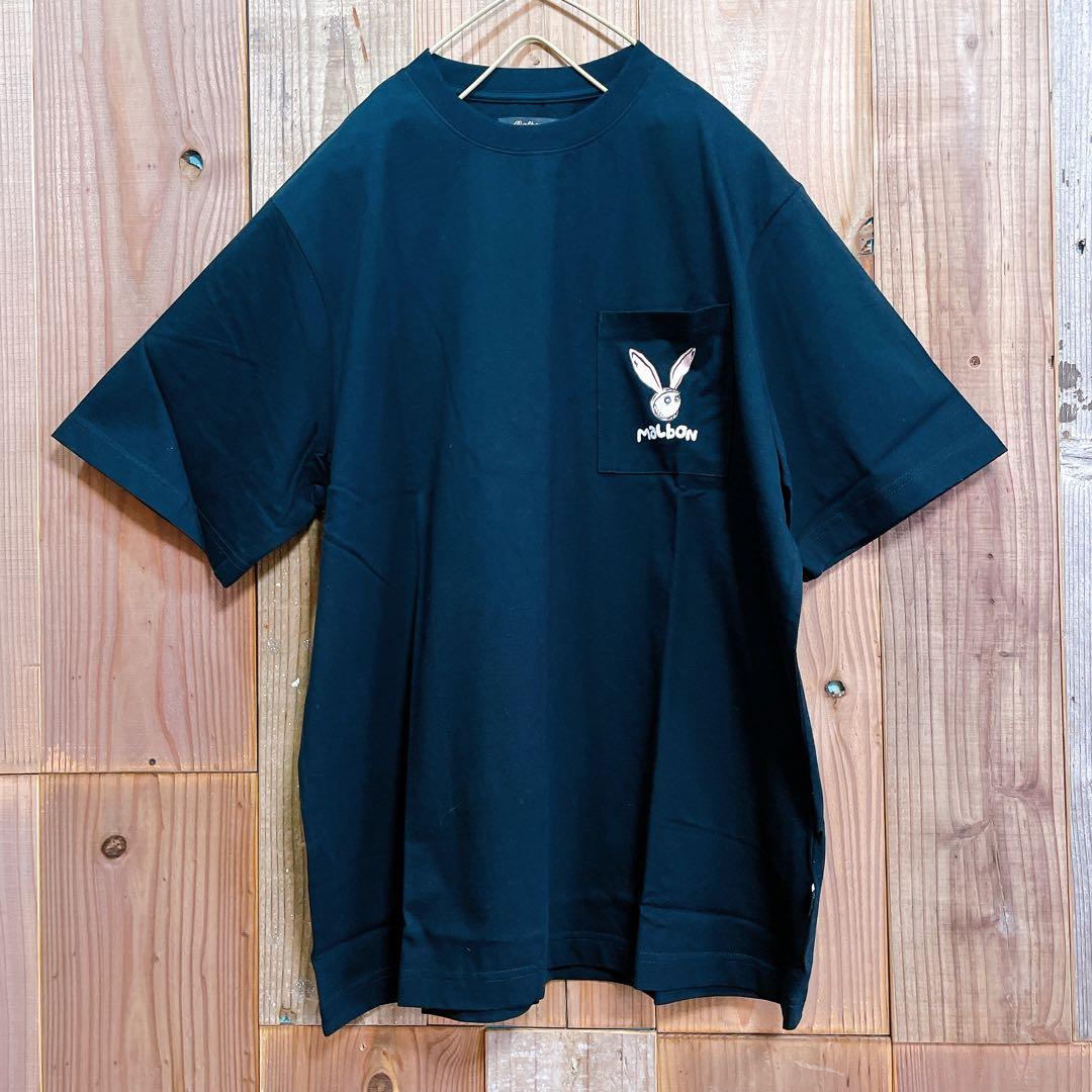 Malbon Golf マルボンゴルフ ラビットバケッツ ポケット 半袖Tシャツ