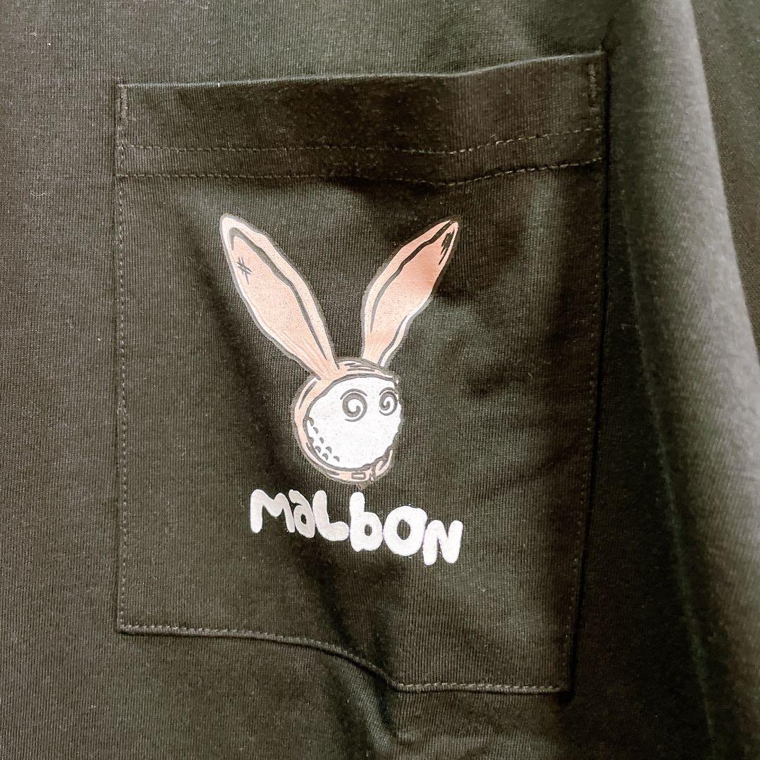Malbon Golf マルボンゴルフ ラビットバケッツ ポケット 半袖Tシャツ