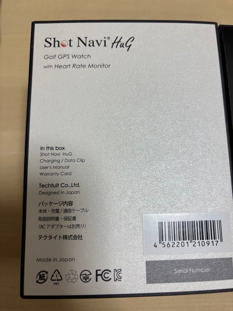 【新品・未開封】Shot Navi HuG ゴルフ GPS ウォッチ