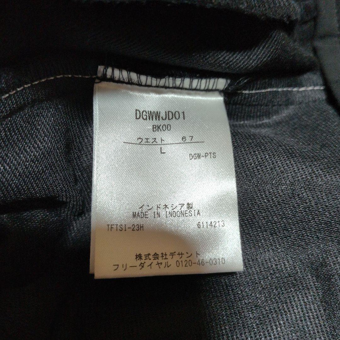 descente レディース ゴルフパンツ ブラック