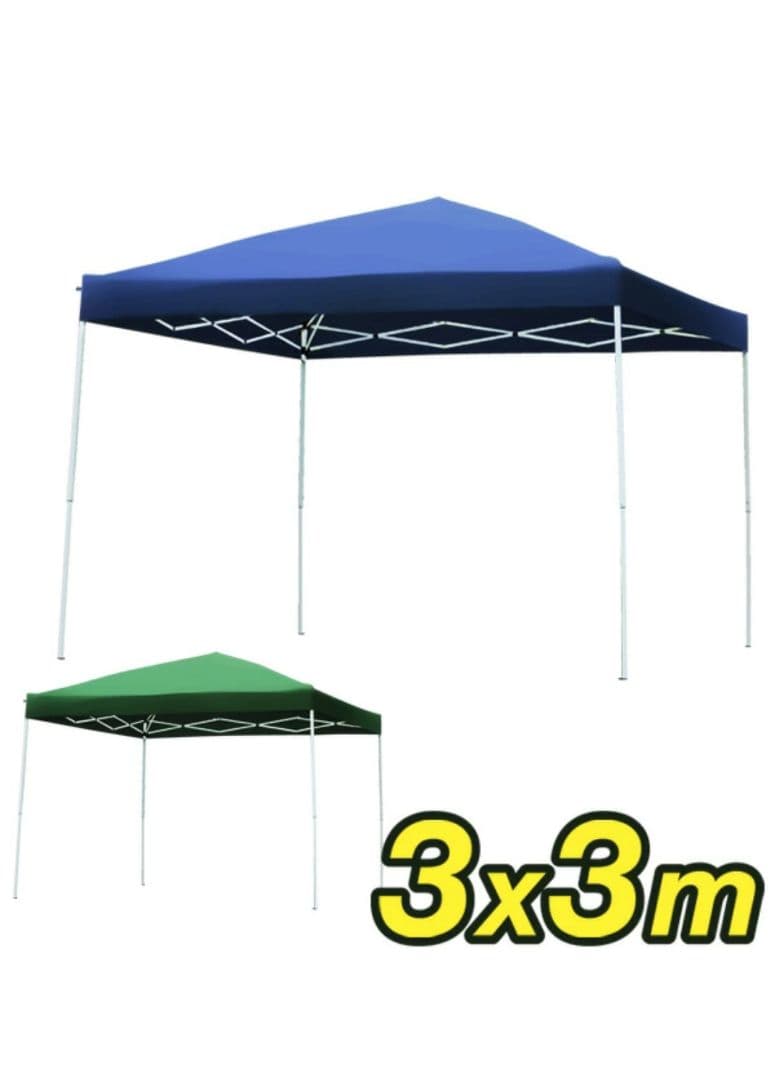 ワンタッチタープテント 3×3m 専用収納バッグ付き