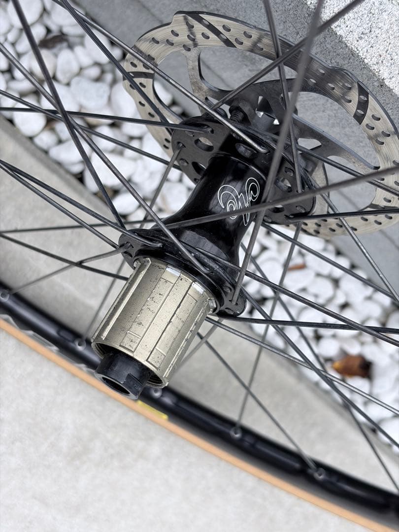 手組みホイール MAVIC OPEN PRO 700c ディスク 前後セット