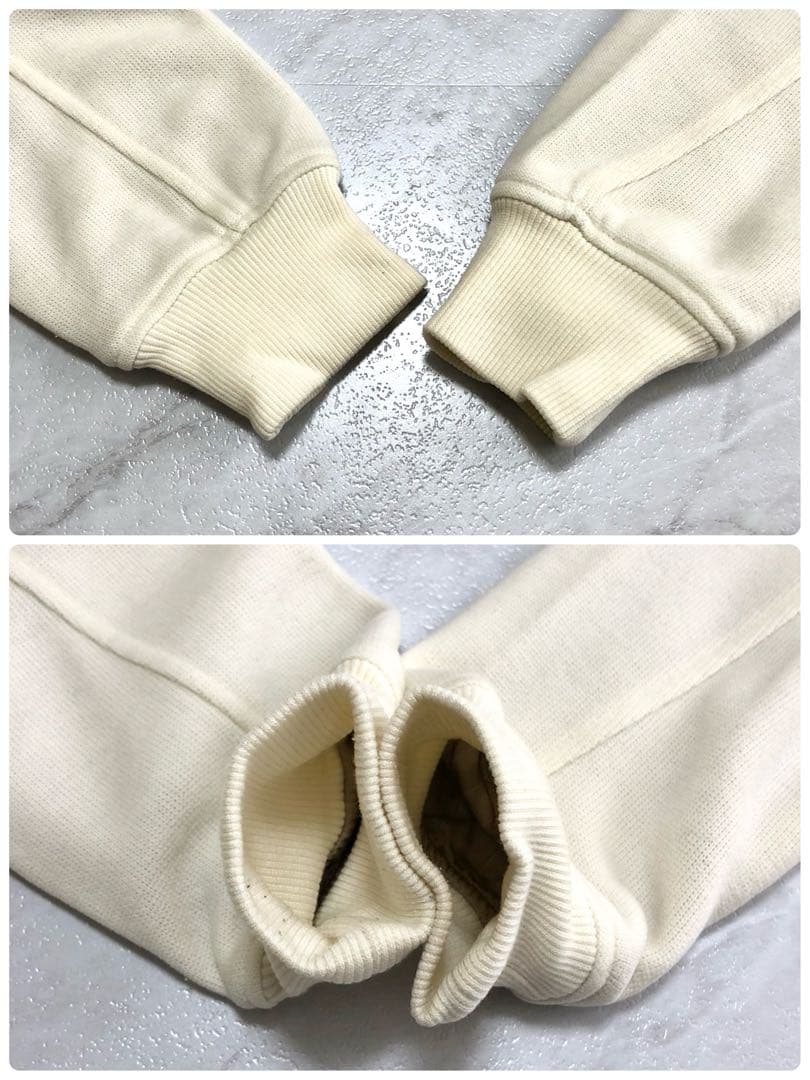 【美品【PEARLY GATES スウェット ハーフジップ スニード ベージュ