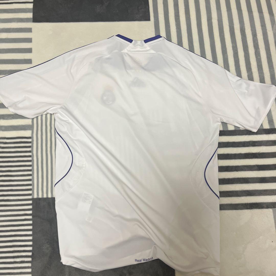 adidas Real Madrid サッカーシャツ 白 00s