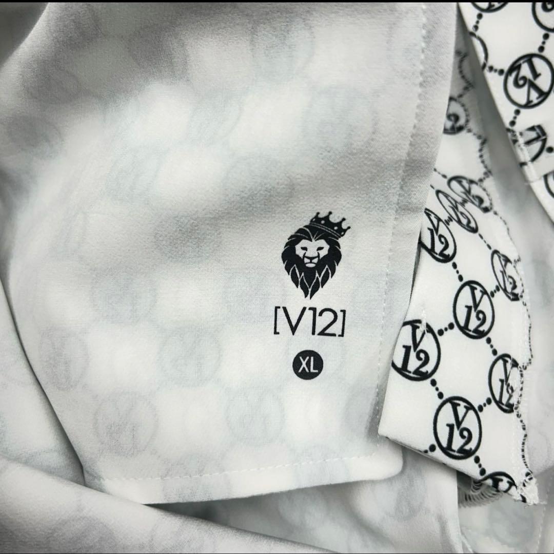 V12 ロゴパターン スリムフィットパンツMONOGRAM XL 春夏