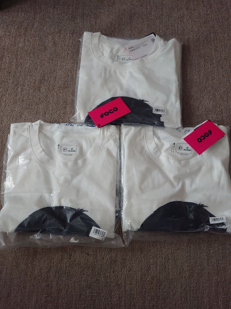 FOCO 大谷翔平 LAドジャース Tシャツ M 白 新品未使用 3枚セット