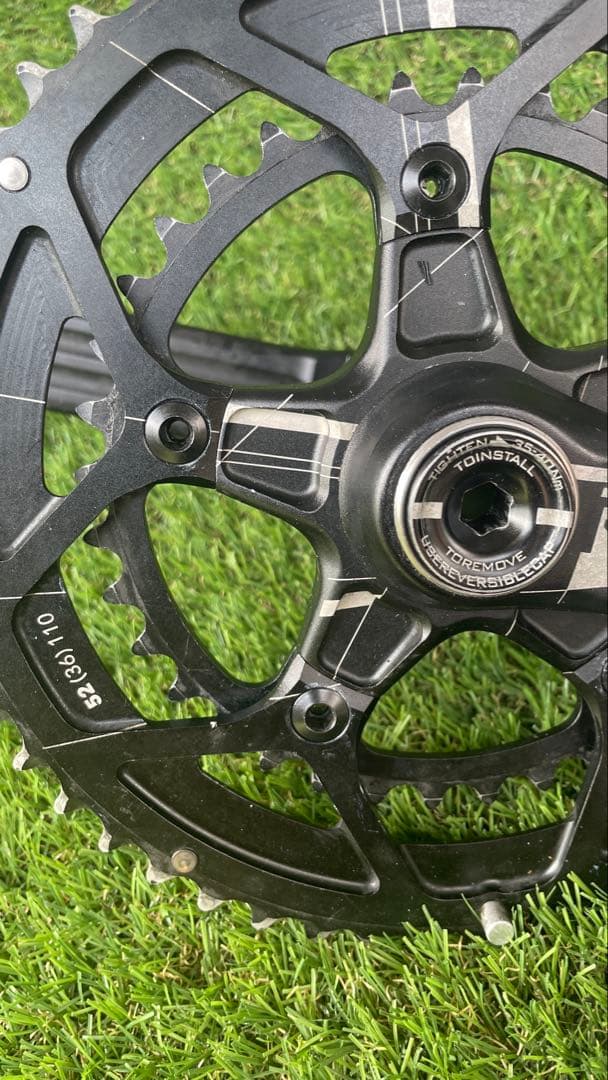 ROTOR 3D+ 172.5mm 52/36T 30mm軸 BCD110