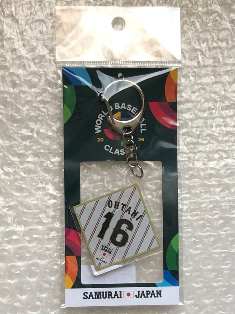大谷翔平　16　WBC2026　侍ジャパン　応援フェイスタオル　キーホルダー