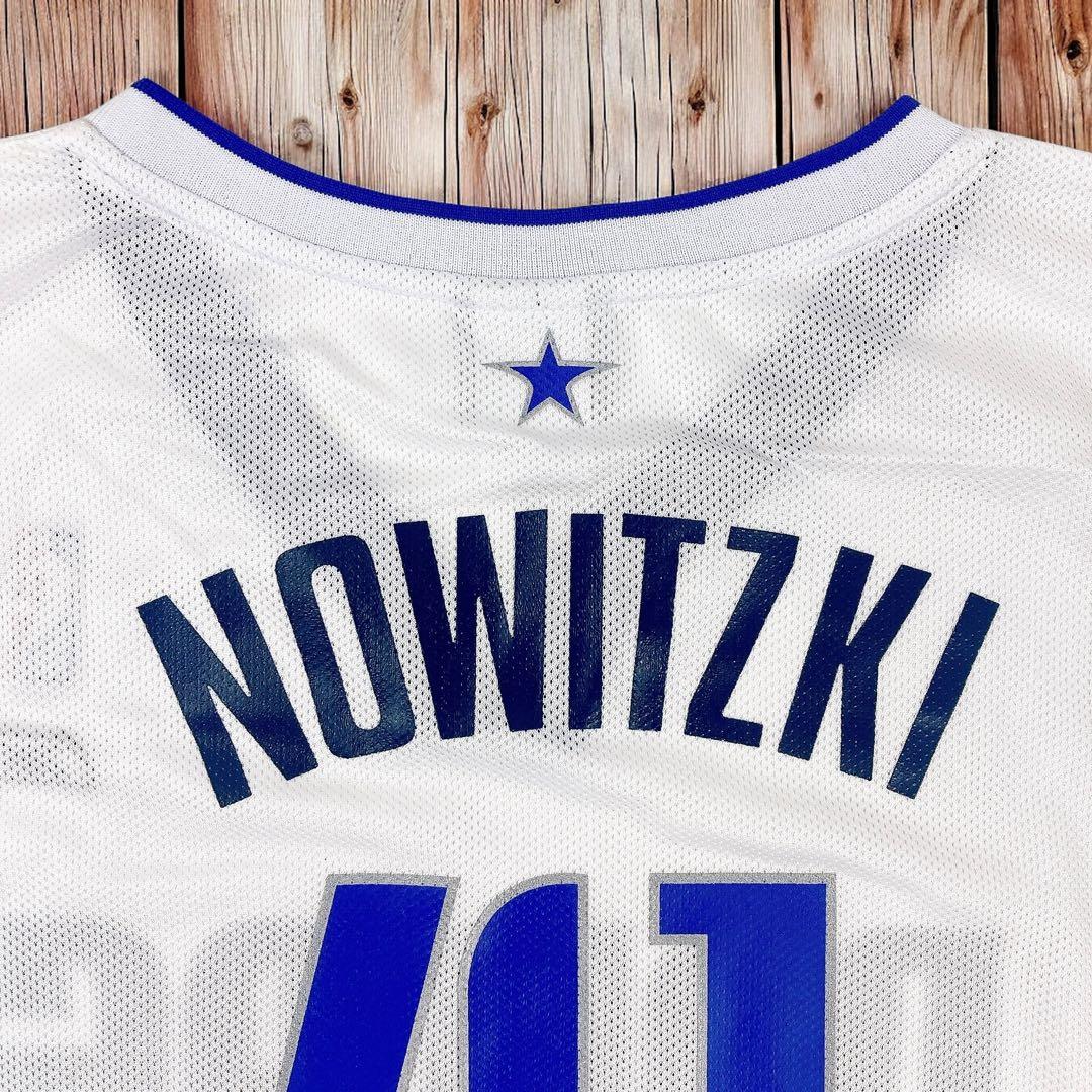 08M114◯Reebok ダラス NOWITZKI ユニフォーム ゲームシャツ
