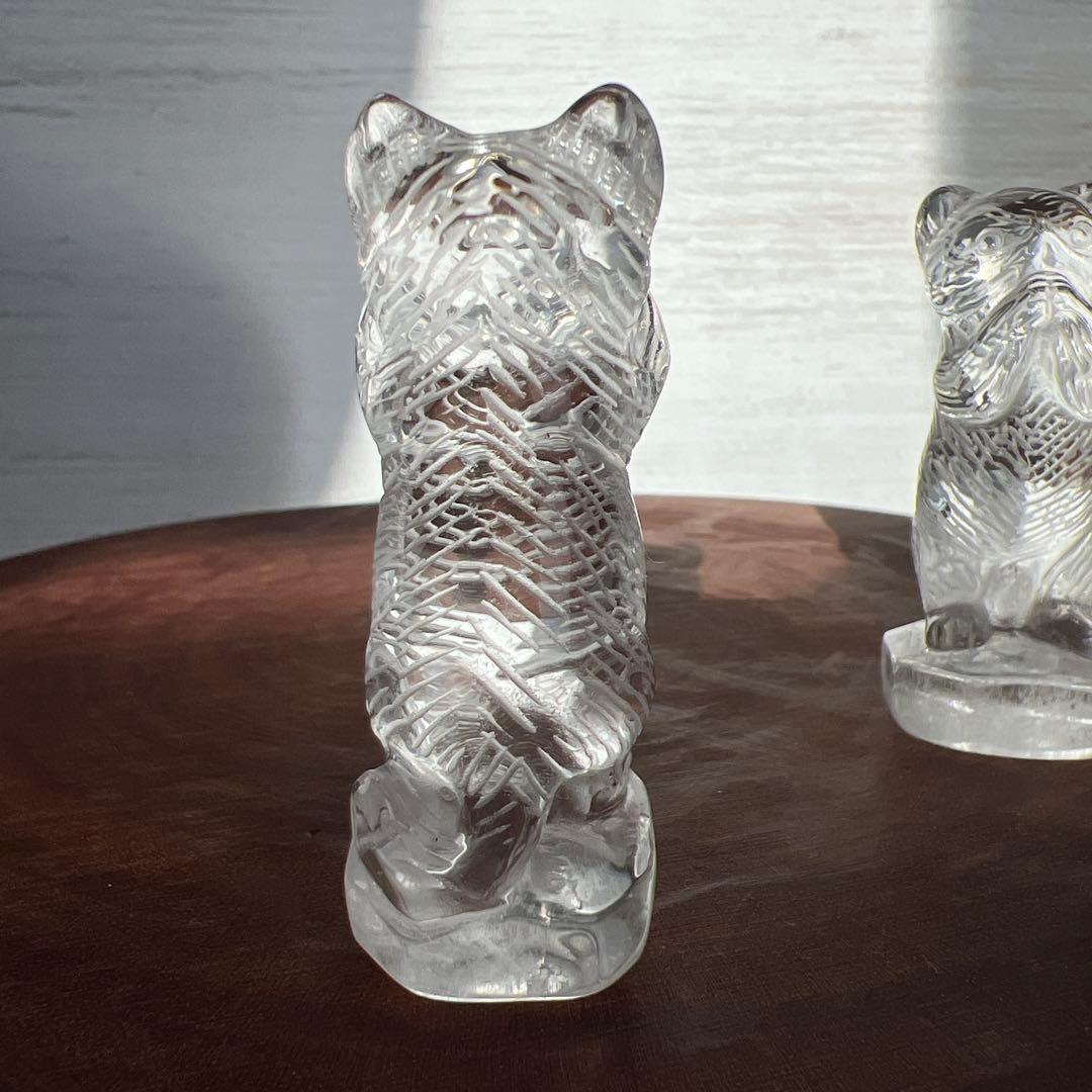 天然石　3ねこ　水晶
