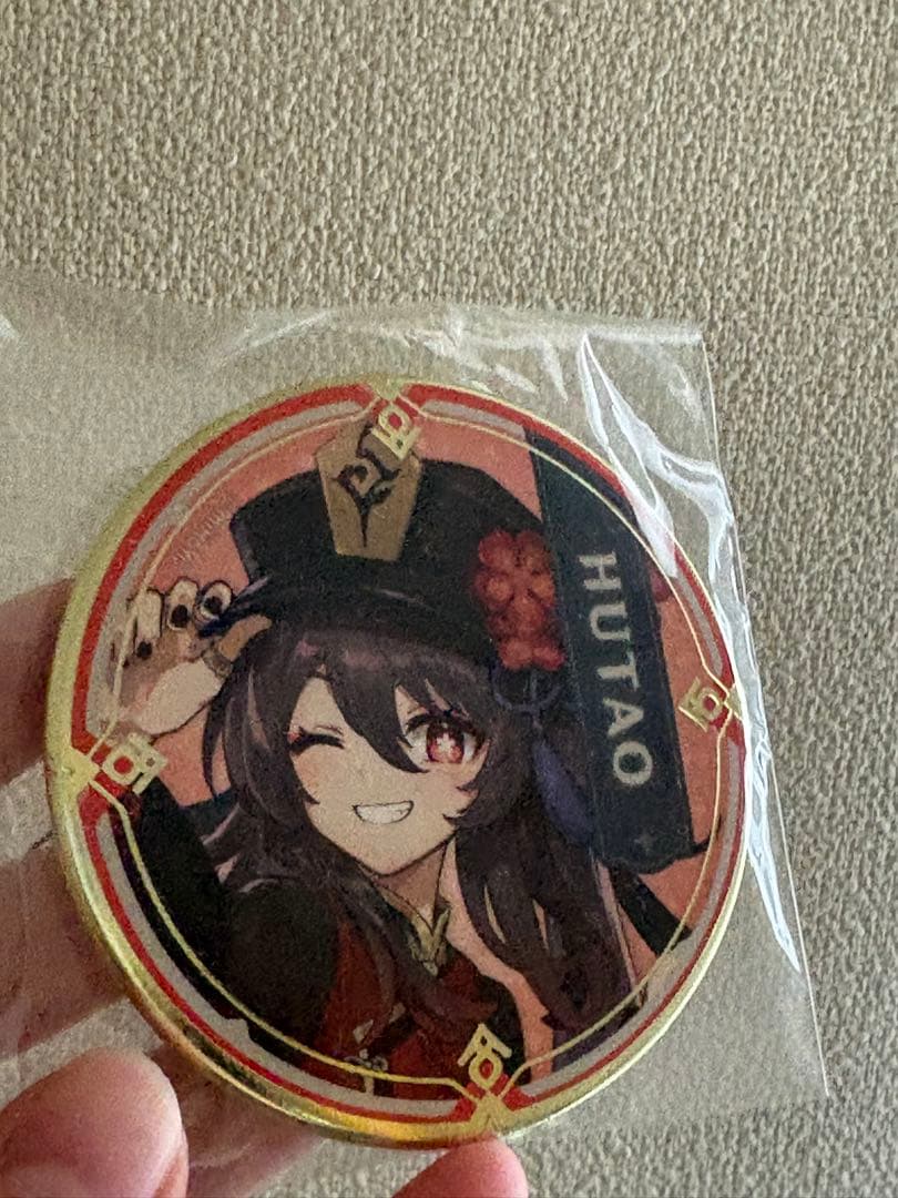 原神 缶バッジ キーホルダー 神の目 ストラップ
