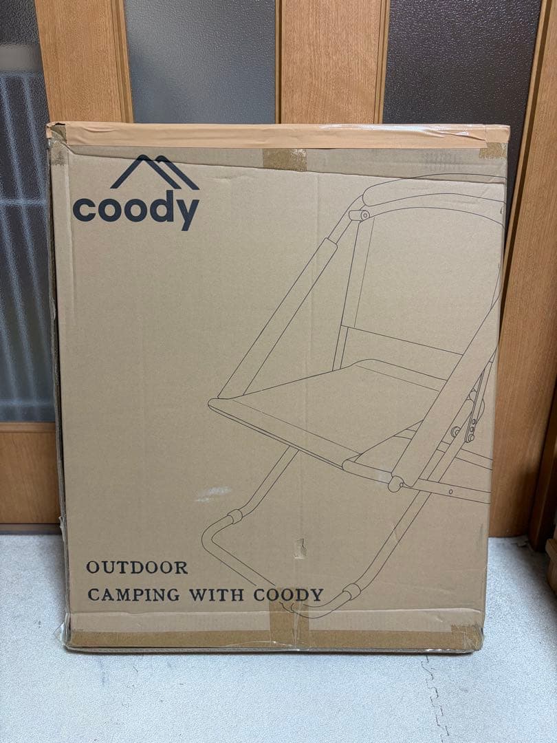 coody タクティカルチェア ブラックカモフラージュ　未使用