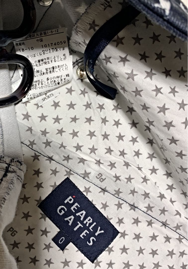 新品.未使用❣️pearly gates レディース 星柄 スカート ⓪