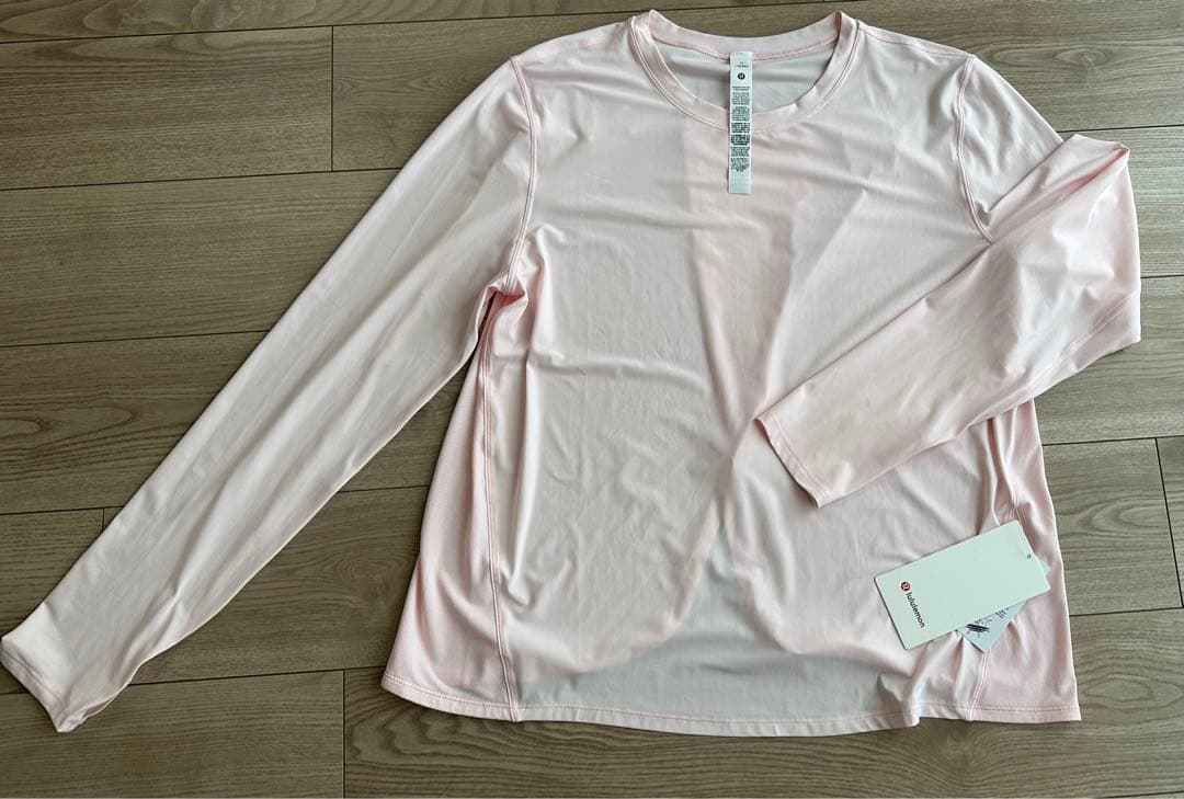ルルレモン　メッシュパネル　ランニング長袖シャツ　10
