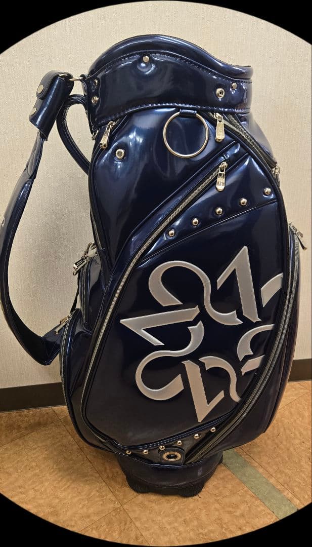 St ANDREWS　セントアンドリュース　ゴルフバッグ ネイビー