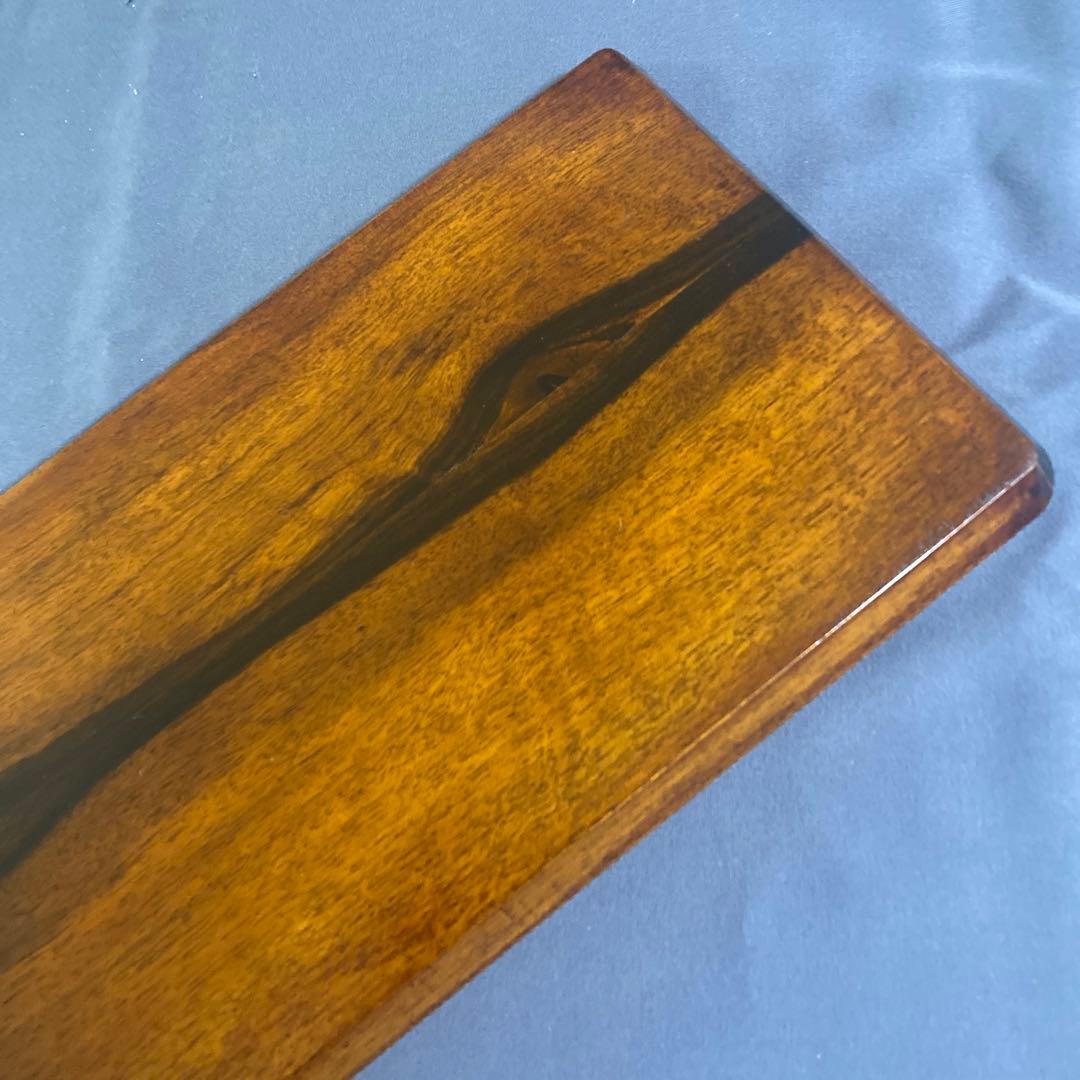 黒柿拭漆盆(くろがきふきうるしぼん) 394mm×198mm×19mm　№653