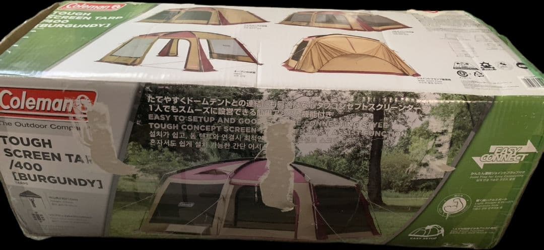 Coleman TOUGH SCREEN TARP 400 バーガンディ