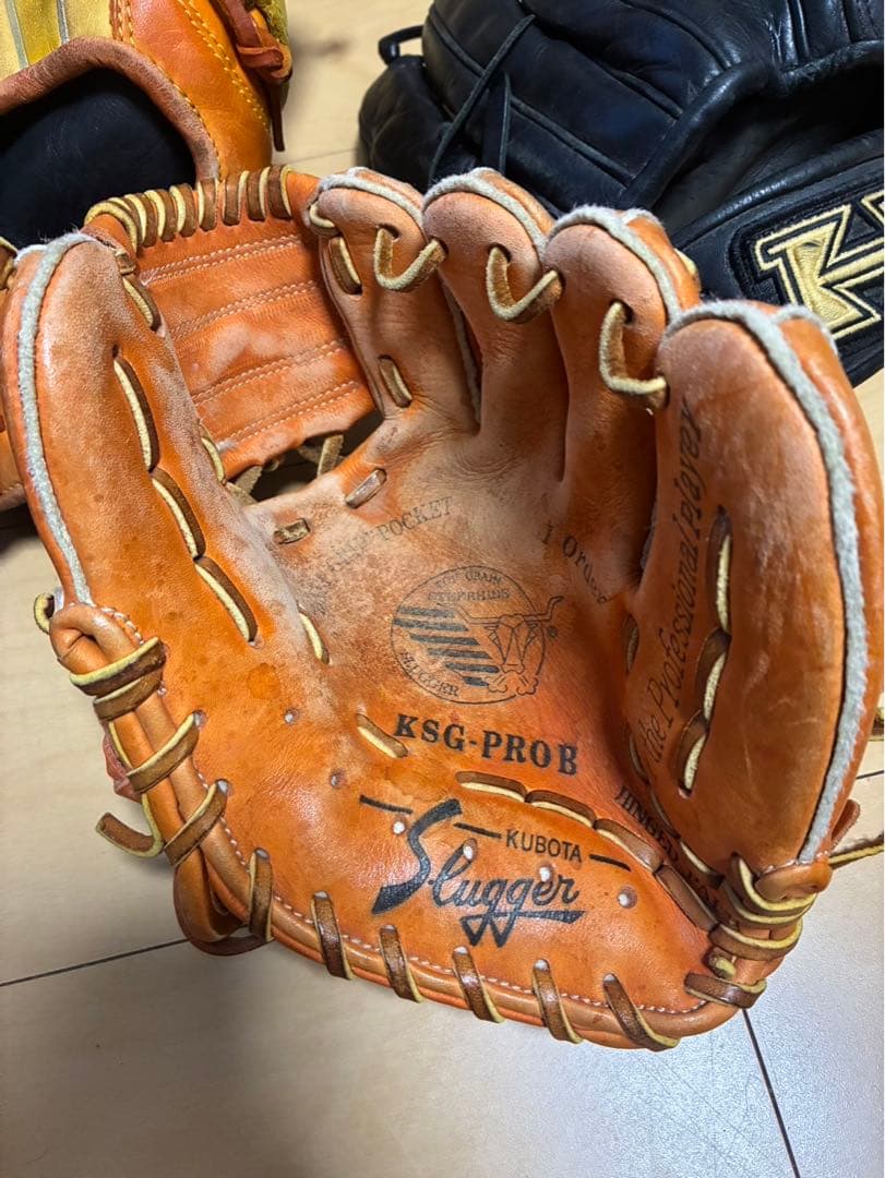 Mizuno KSG-PROB & SSK 野球グローブ3点セット