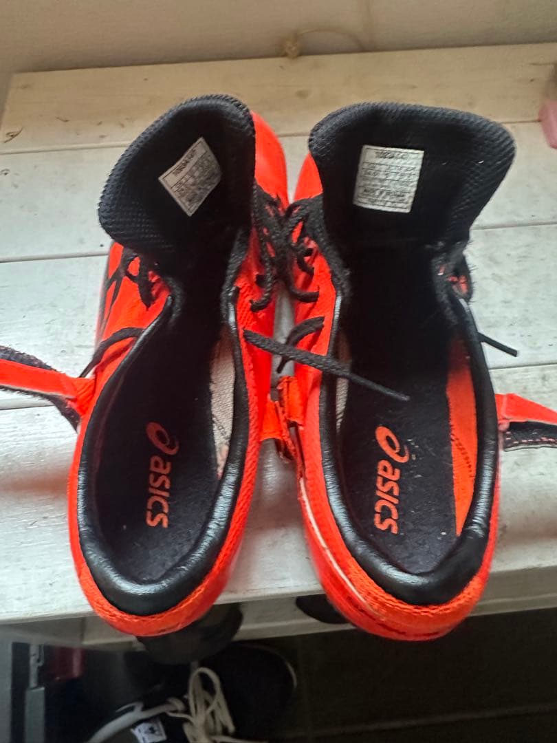 asics SP BLAST オレンジ スパイクシューズ