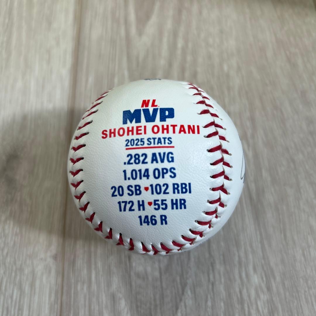 2個Shohei Ohtani MVP記念ボール 2025 大谷翔平
