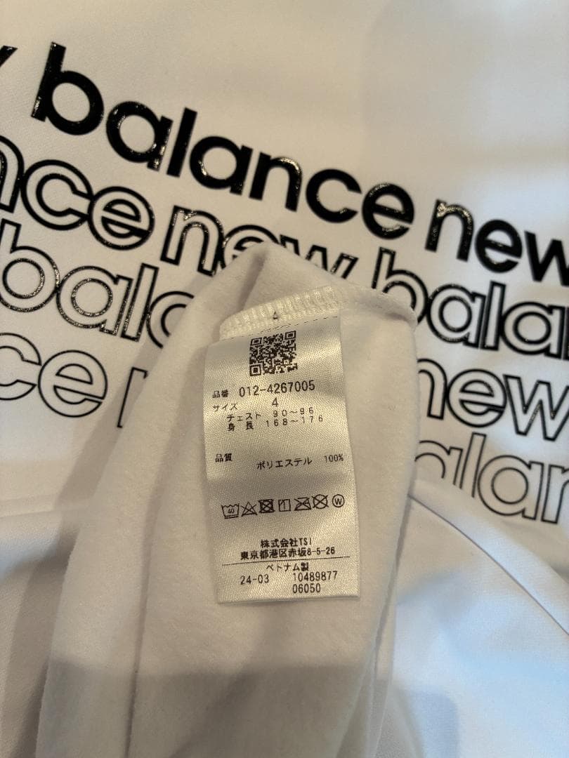【新品】ニューバランス ゴルフウェア 長袖モックネック ホワイト
