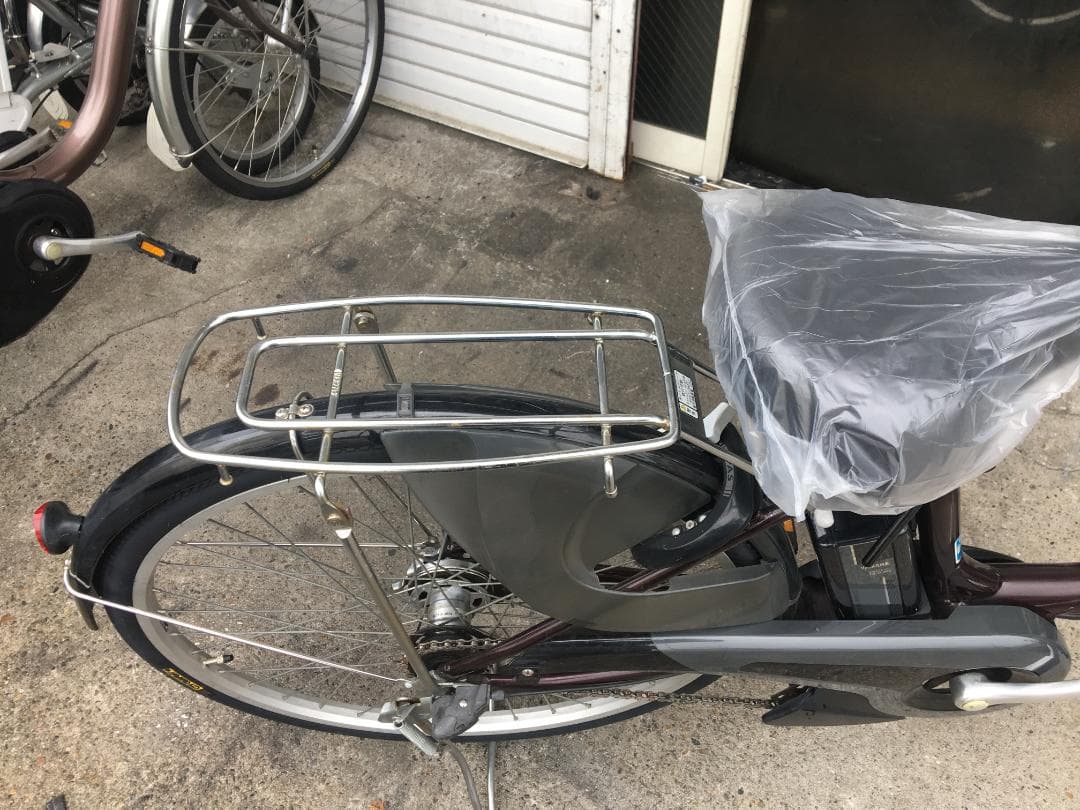 地域限定送料無料　パスナチュラ　12,3AH　子供乗せ　茶　神戸市　電動自転車