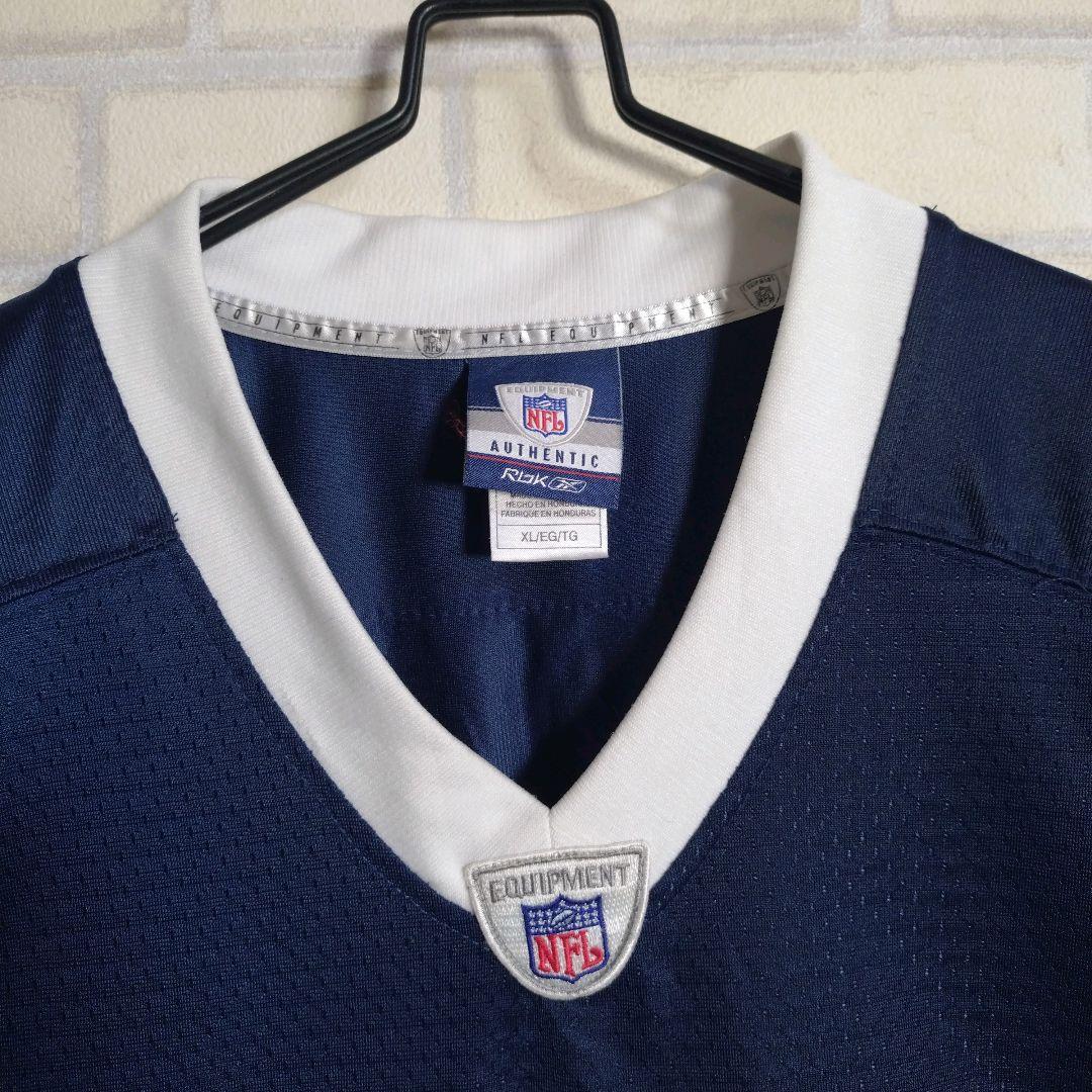 リーボック★NFL チャージャーズ メリマン アメフト ゲームシャツ 紺 XL