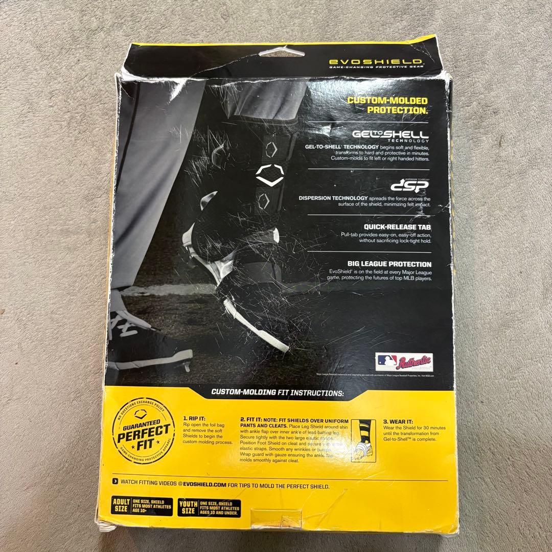 値下げ可 EVOSHIELD SRZ-1 BATTER'S LEG GUARD