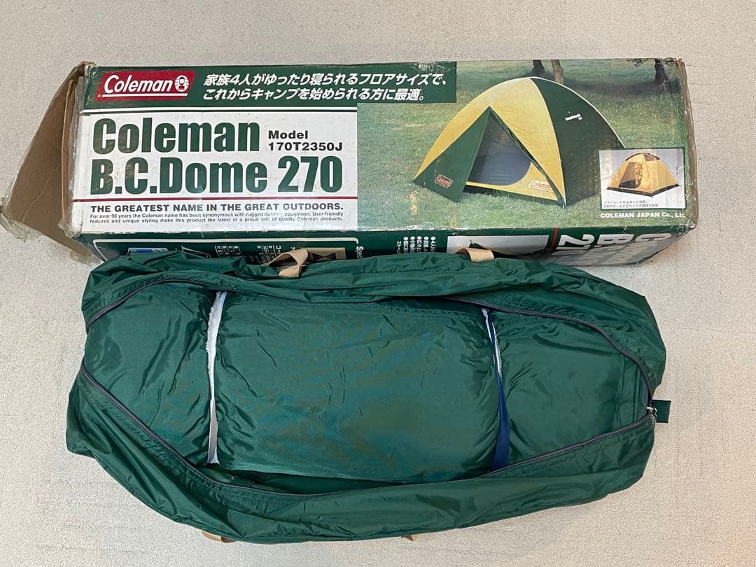 新品未使用コールマンBC270ドーム