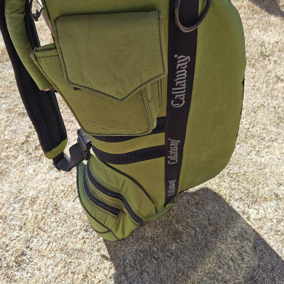 Callaway　キャロウェイ　キャディーバッグ　レトログリーン