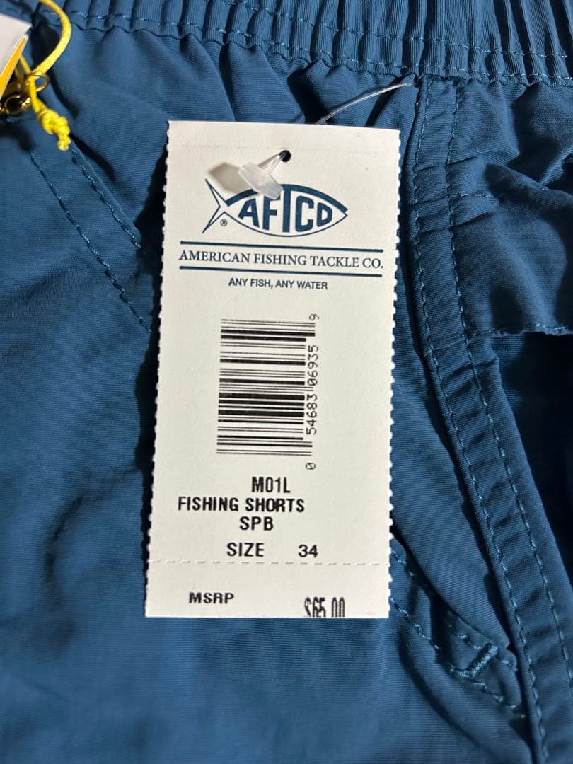 AFTCO オリジナルフィッシングショーツロング M