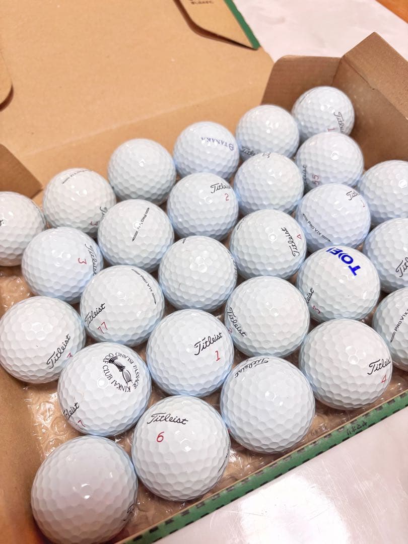 【厳選】タイトリストPRO V1x S級　ロストボール 極美品